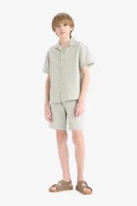 DeFacto Elastic Waist Shorts Boys' - Image 2