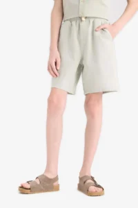 DeFacto Elastic Waist Shorts Boys' - Image 4