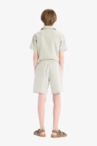 DeFacto Elastic Waist Shorts Boys' - Image 6