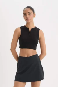 DeFacto Standard Fit Mini Skirt with Tights - Image 4