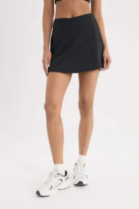 DeFacto Standard Fit Mini Skirt with Tights - Image 5