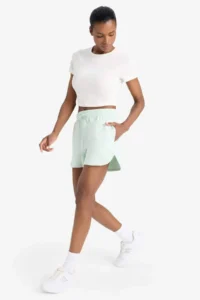 DeFacto Sporcu Short Hem Shorts - Image 2