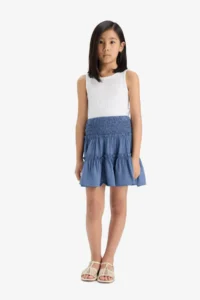DeFacto Gipelli with flywheel Viscose Skirt Girls' - Image 3