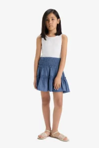 DeFacto Gipelli with flywheel Viscose Skirt Girls' - Image 4
