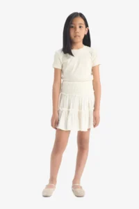 DeFacto New Season Girls' Viscose Skirt - Image 2