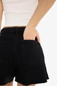 DeFacto High Waist Pocket Mini Black Women's Shorts E4696AX/NM40 - Image 7
