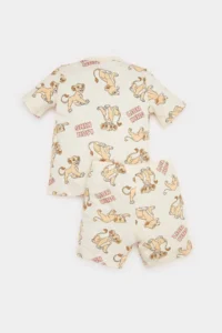 DeFacto 100% Cotton Disney Lion King Elastic Waist Pajama Set Baby Boy - Image 4