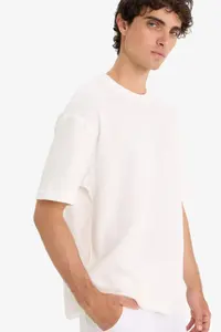 DeFacto textured Boxy Fit T-Shirt