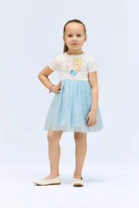 DeFacto Frozen Short Sleeve Tutu Summer Dress Baby Girl