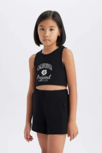 DeFacto Set of 2 Printed Undershirt Shorts Girls - Image 2