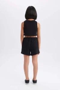 DeFacto Set of 2 Printed Undershirt Shorts Girls - Image 6