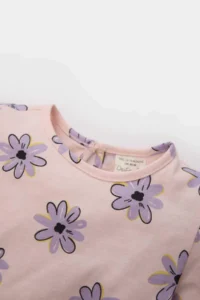 DeFacto Baby Girl Floral Patterned Long Sleeve Dress - Image 2