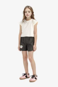 DeFacto Elastic Waist Printed Shorts Girls'