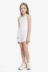 DeFacto Elastic Waist Printed Shorts Girls' - Image 2