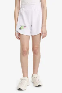 DeFacto Elastic Waist Printed Shorts Girls' - Image 3