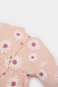 DeFacto Floral Long Sleeve Dress Baby Girl - Image 2