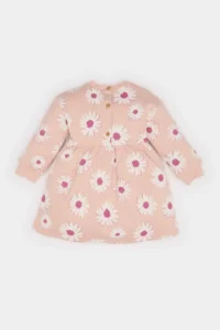 DeFacto Floral Long Sleeve Dress Baby Girl - Image 4