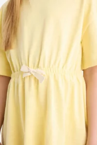 DeFacto Oversize Wide Fit Short Sleeve Summer Dress Girls - Image 4