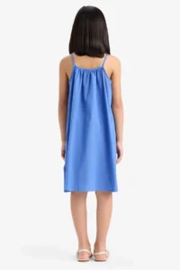DeFacto A-Line Cotton Sleeveless Summer Dress Girl - Image 5