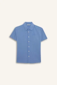 DeFacto Oversize Wide Fit Polo Neck Short Sleeve Shirt Boy - Image 8