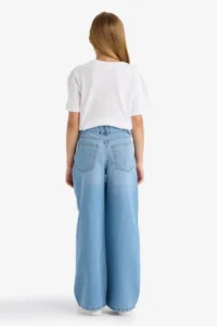 DeFacto Wide Leg Light Blue Girl's Jean Trousers E5881A8/NM39 - Image 6