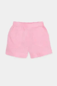 DeFacto Elastic Waist Basic Plain Shorts Baby Girl