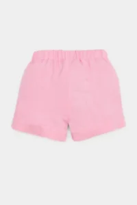 DeFacto Elastic Waist Basic Plain Shorts Baby Girl - Image 4
