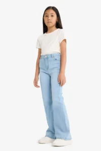 DeFacto Flare Fit Flare Jean Pants Girl Child - Image 2