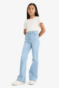 DeFacto Flare Fit Flare Jean Pants Girl Child - Image 4