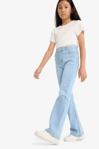 DeFacto Flare Fit Flare Jean Pants Girl Child - Image 5