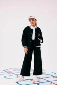 DeFacto Wide Leg Black Girls' Pants E6188A8/BK27