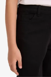 DeFacto Wide Leg Black Girls' Pants E6188A8/BK27 - Image 6