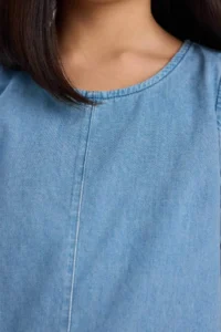 DeFacto Sleeveless Jeans Blouse Girls' - Image 4