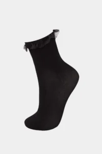 DeFacto 3 Pack Cotton LONG School Socks Girls' - Image 4