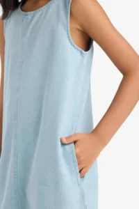 DeFacto Sleeveless Summer Jeans Dress Girls' - Image 8
