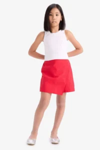 DeFacto Cotton Shorts Skirt Girls' - Image 2