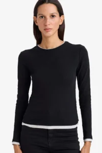 DeFacto Women Sweat E6548AX/BK81 BLACK