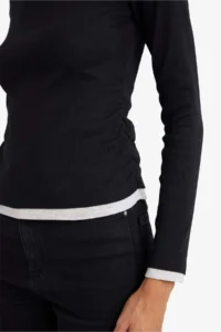 DeFacto Women Sweat E6548AX/BK81 BLACK - Image 5