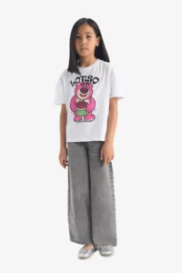 DeFacto Toy Story Relax Fit Crew Neck Short Sleeve T-Shirt Girls - Image 2
