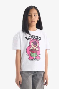DeFacto Toy Story Relax Fit Crew Neck Short Sleeve T-Shirt Girls - Image 3