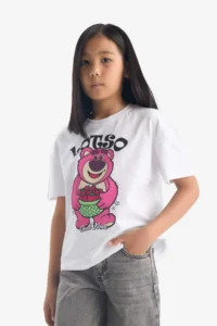 DeFacto Toy Story Relax Fit Crew Neck Short Sleeve T-Shirt Girls - Image 4