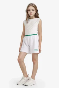 DeFacto Printed Elastic Waist Shorts Girls'