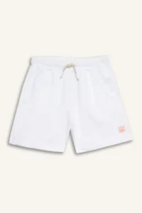 DeFacto Elastic Waist White Shorts Girls' - Image 6