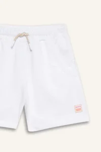 DeFacto Elastic Waist White Shorts Girls' - Image 7