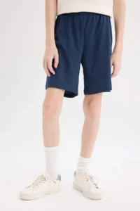 DeFacto 100% Cotton Printed Elastic Waist Pajama Set Boy - Image 7