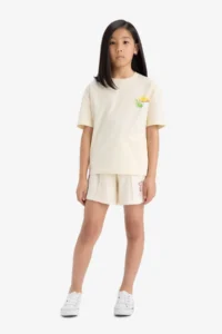 DeFacto NBA Miami Heat Elastic Waist Shorts Girls - Image 2