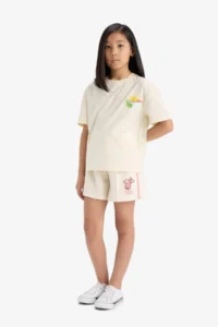 DeFacto NBA Miami Heat Elastic Waist Shorts Girls - Image 3