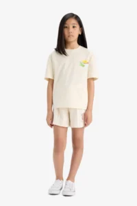 DeFacto NBA Miami Heat Elastic Waist Shorts Girls - Image 4