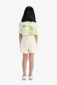 DeFacto NBA Miami Heat Elastic Waist Shorts Girls - Image 7