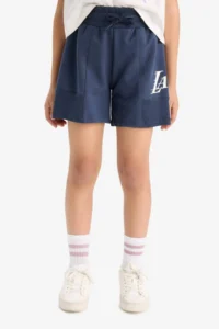 DeFacto NBA Los Angeles Lakers Shorts Girls' - Image 4